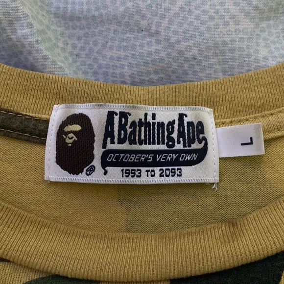 Bape X OVO 1st Camo Tee. (SOLD) - Picture 2 of 5